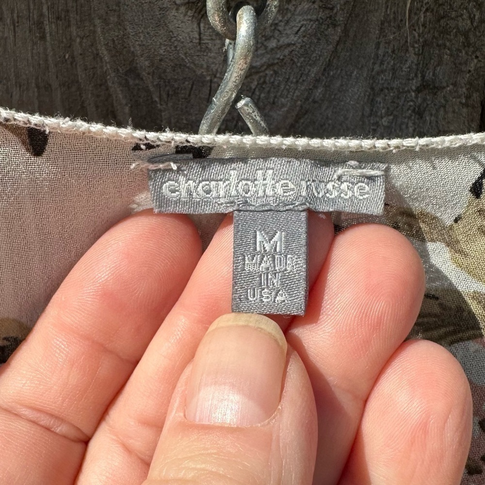 CHARLOTTE Russe Floral Kimono- Women’s Size Medium - Picture 6 of 7